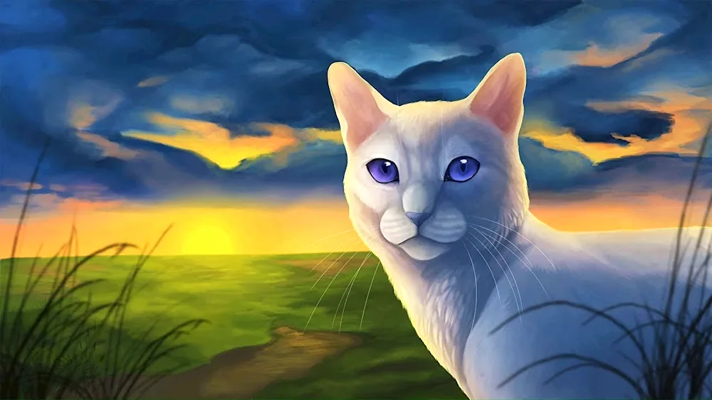 Warrior Cats Thunder Tribe Camp art