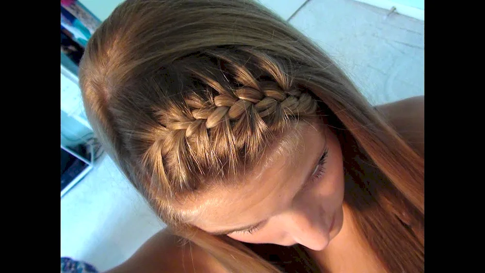 2 French braids