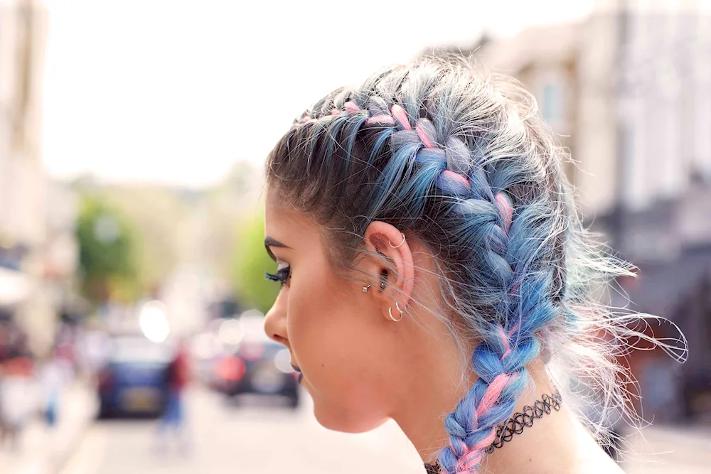 Boxer braids with canekalon