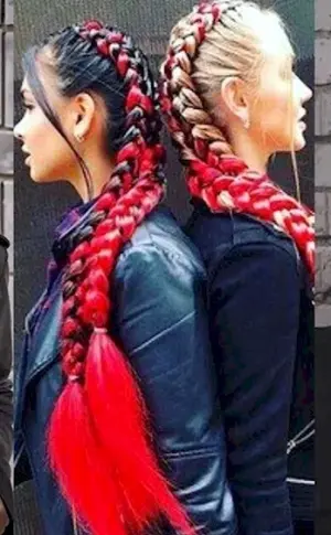 Kanekalon braids