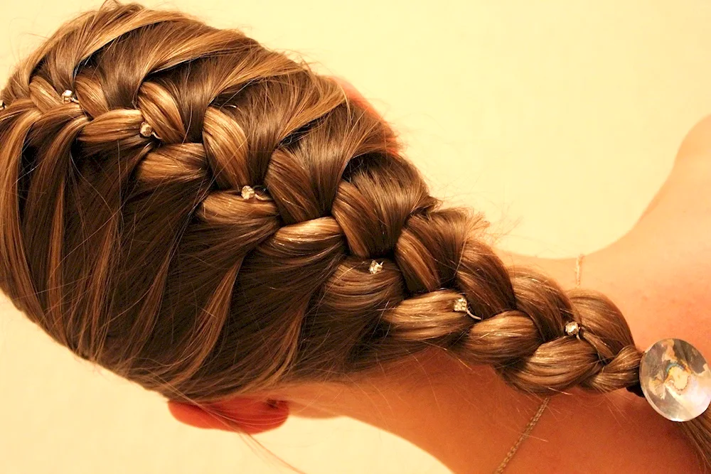 Dragon ponytail hairstyle