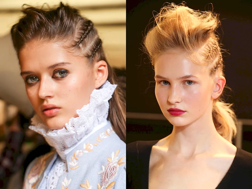 Glam punk hairstyles