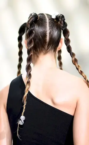 Braids in the front