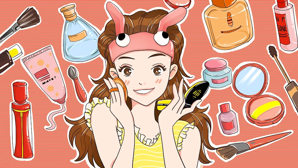 Cosmetics illustration