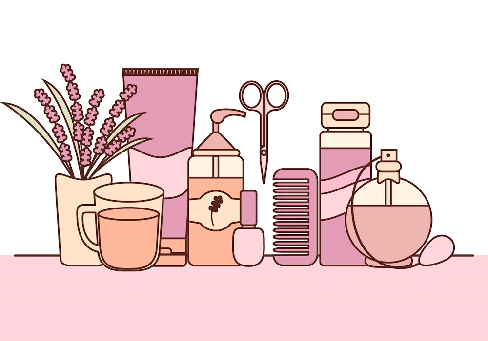 Painted cosmetics