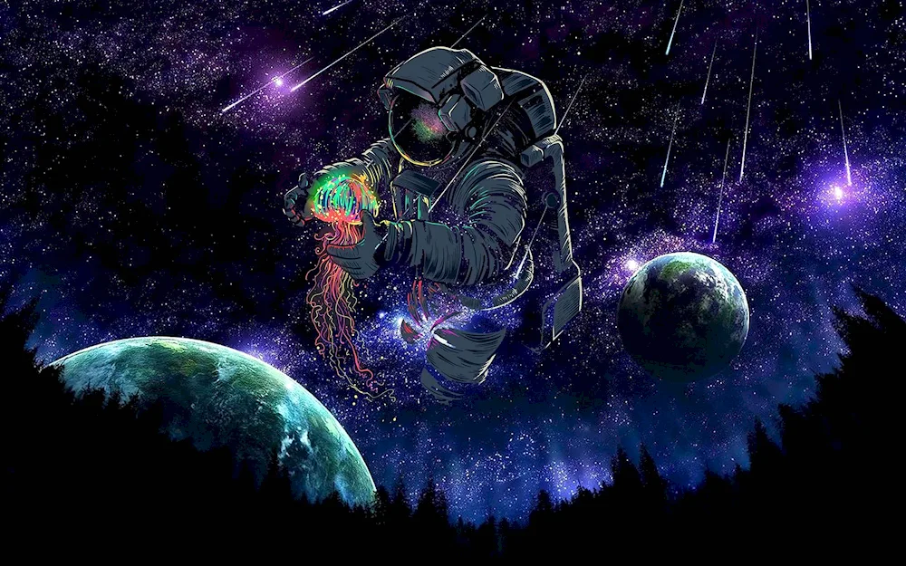 Cosmonaut astronaut 4k
