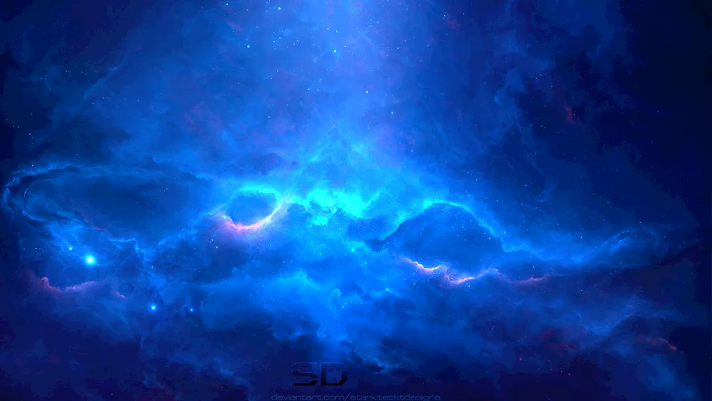 Dark blue background for profile