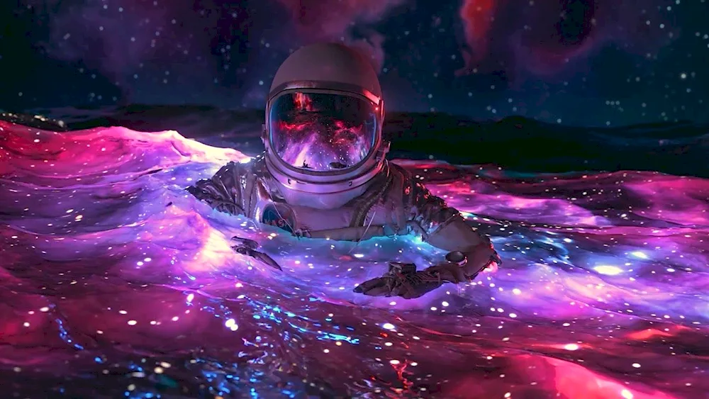 Cosmonaut astronaut 4k