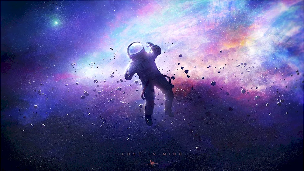 Cosmonaut art