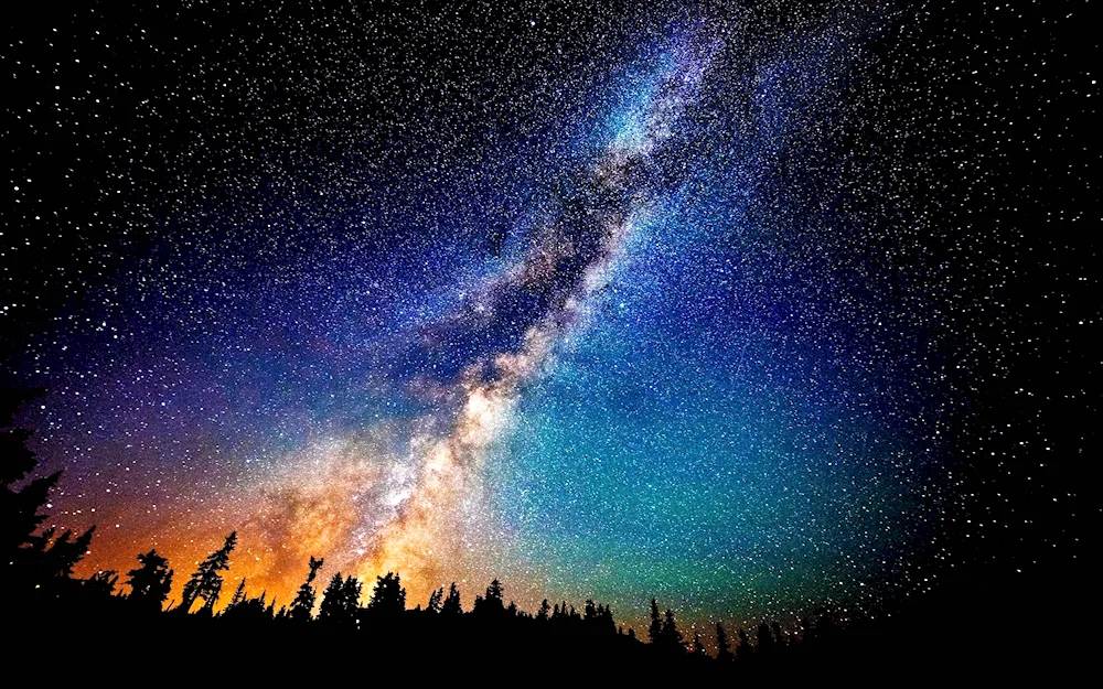 Starry sky Milky Way Galaxy