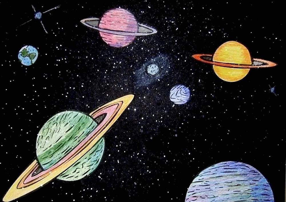Cosmos drawing
