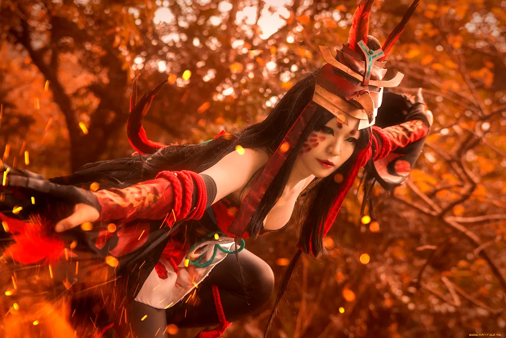 Cosplay wallpaper girls autumn