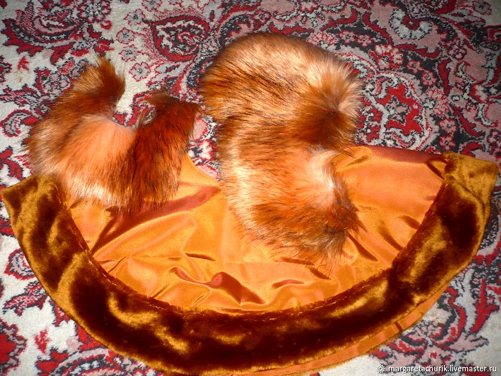 Squirrel ears on a headband