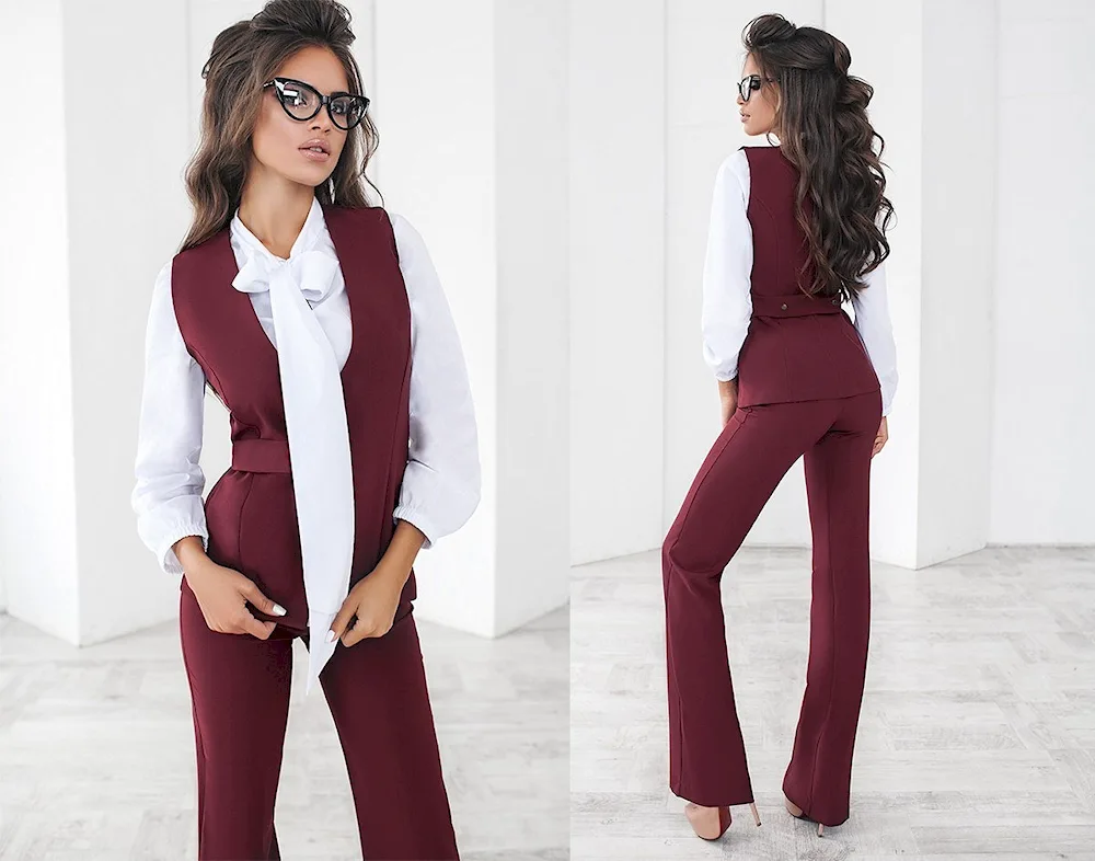 Pantsuit with waistcoat 54 Sumaya