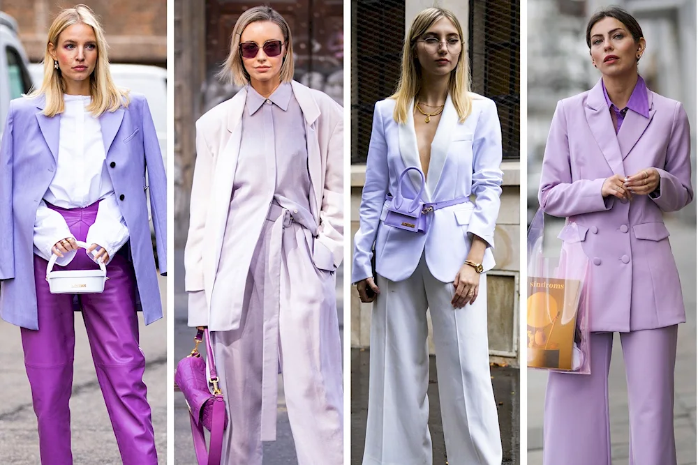 Lavender suit