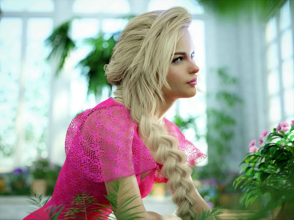 Braid pink