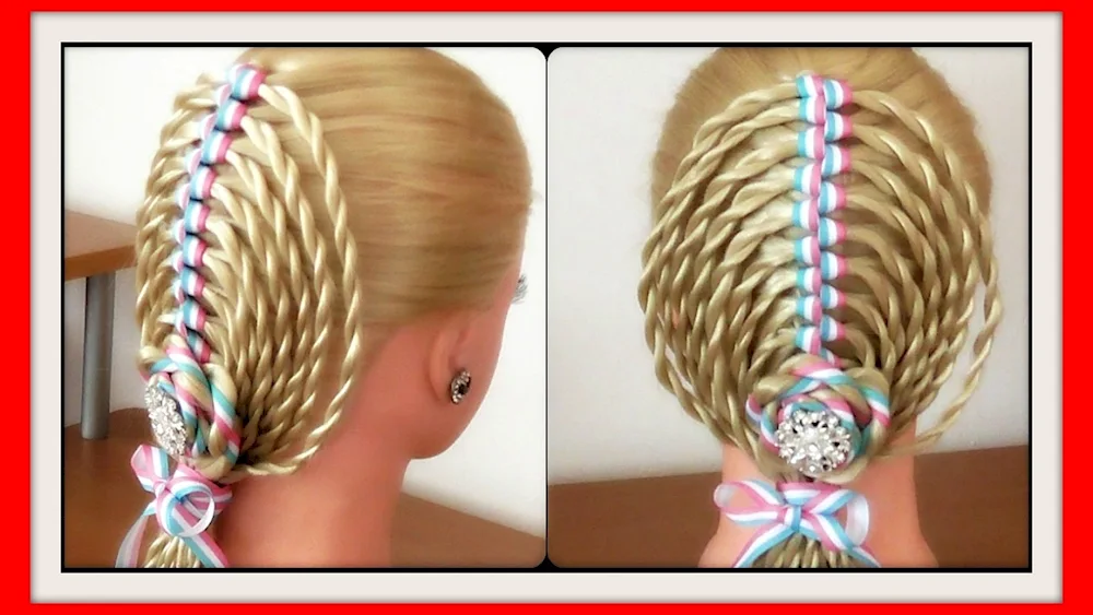 Four-row braid