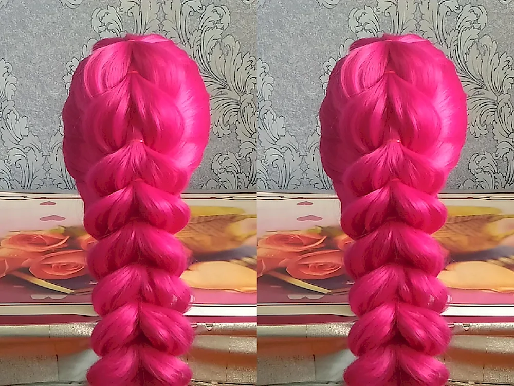 Easy braids for long hair