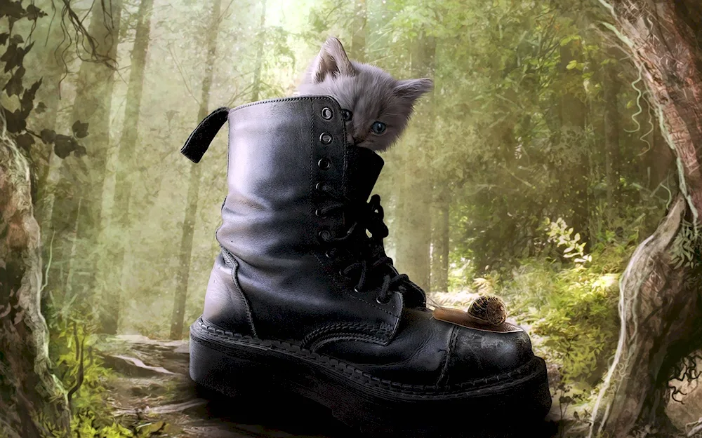 Cat in boots