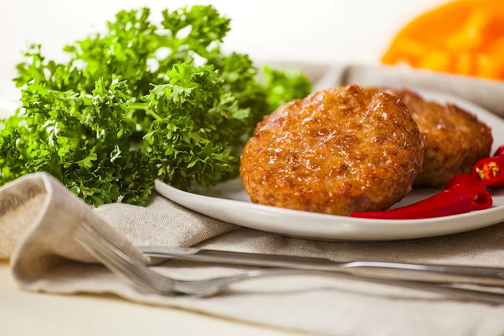 Chickpea meatballs schnitzels