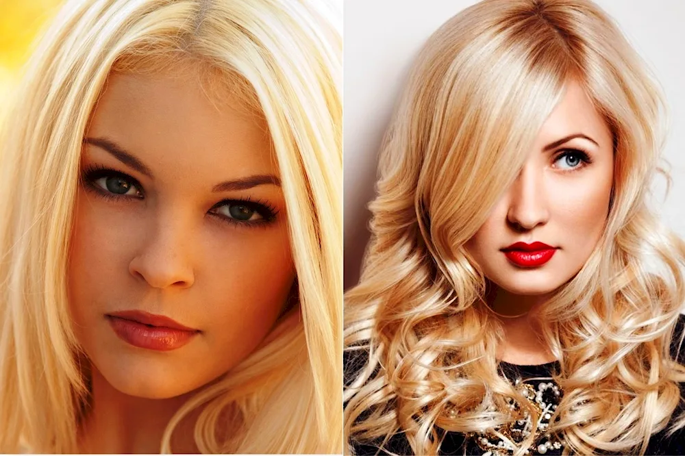 Lightened hair yellow