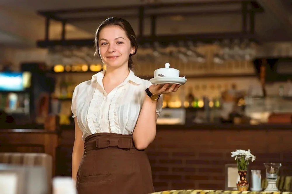 Beautiful waitress