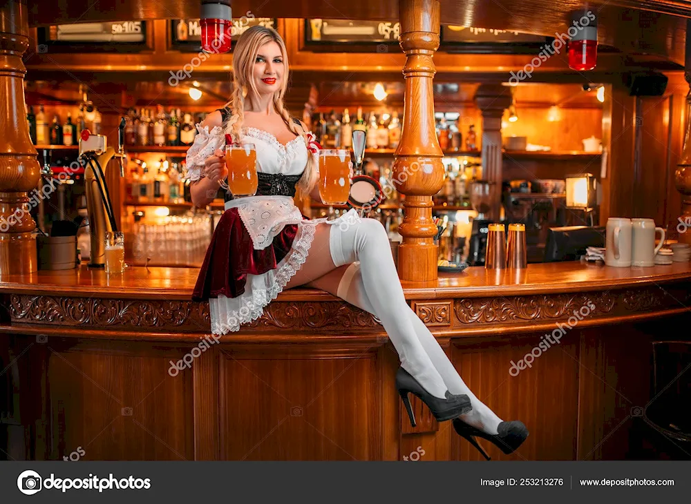 Beautiful waitress