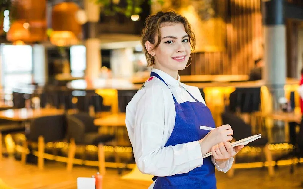 Waiter in a restaurant