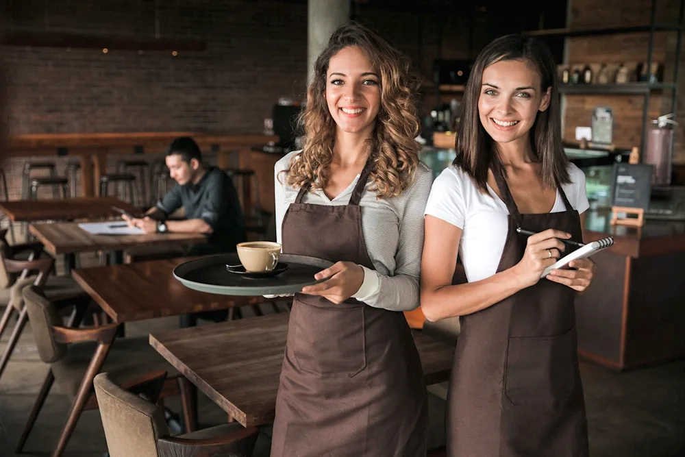 Beautiful waitress