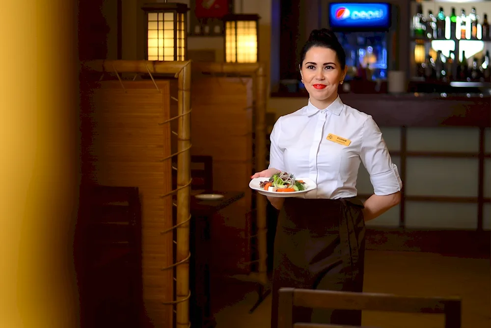 Beautiful waitress