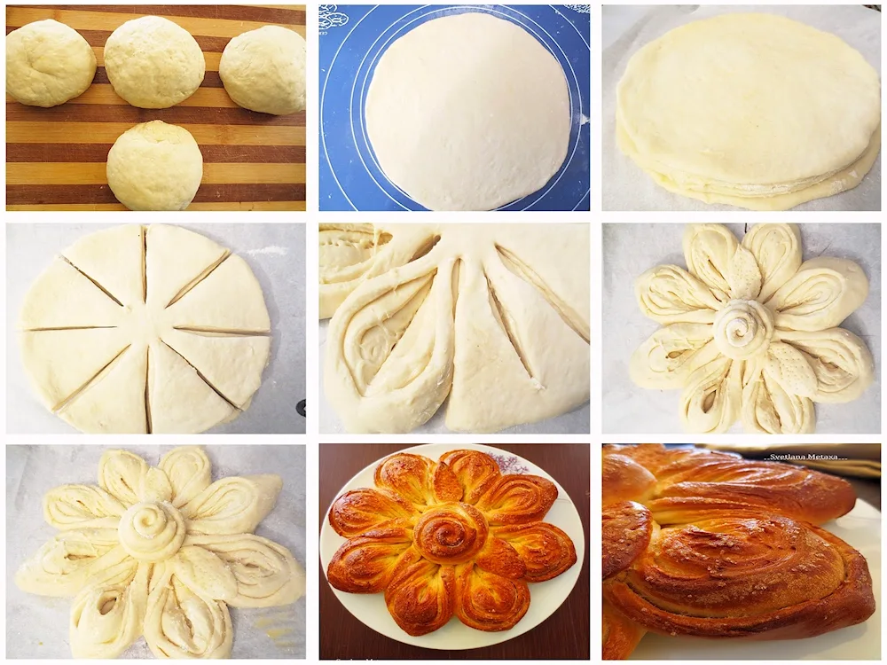 Decorating yeast pies