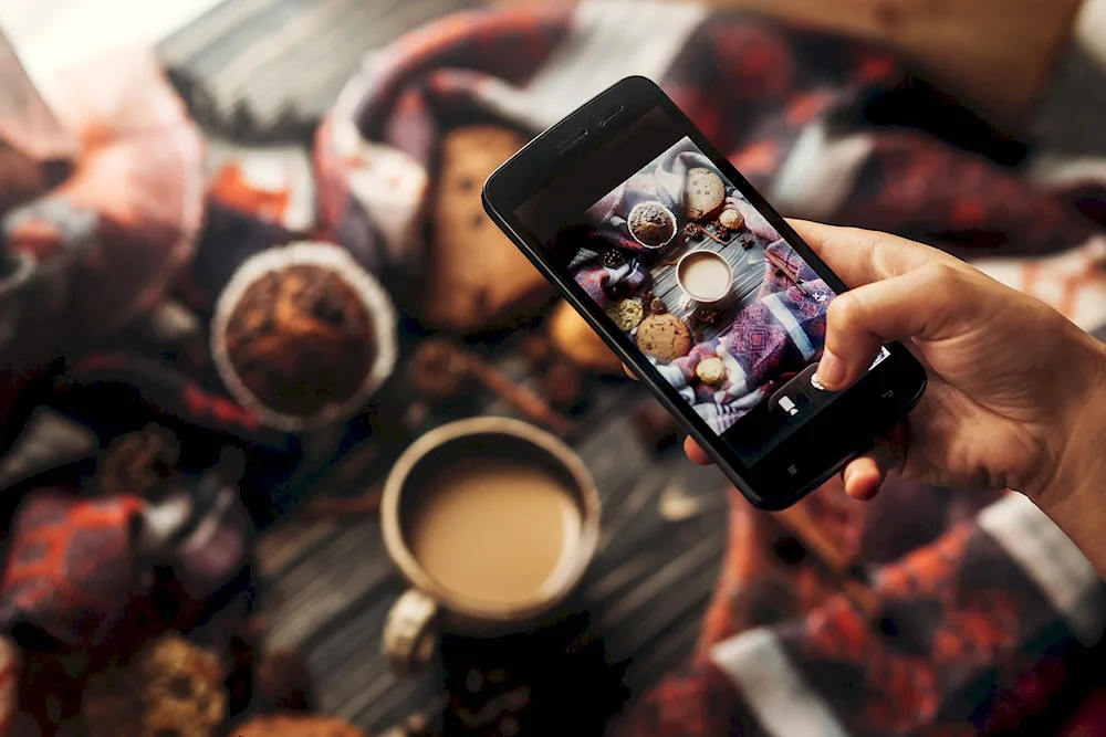 Beautiful phone photo background for Instagram