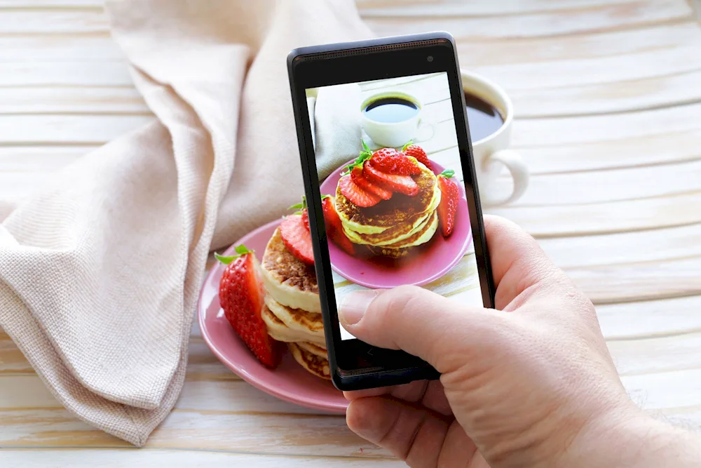 Pretty photographed food