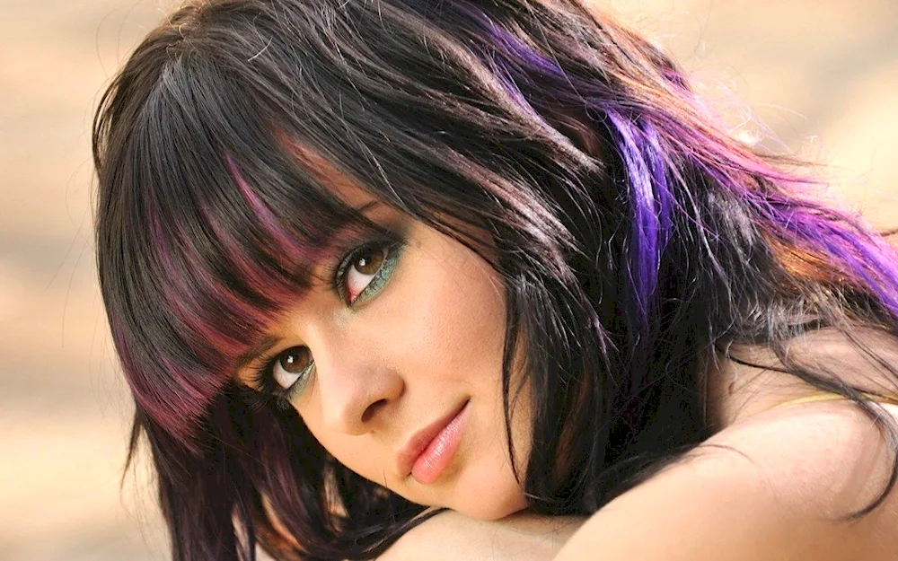 Cute hair colouring