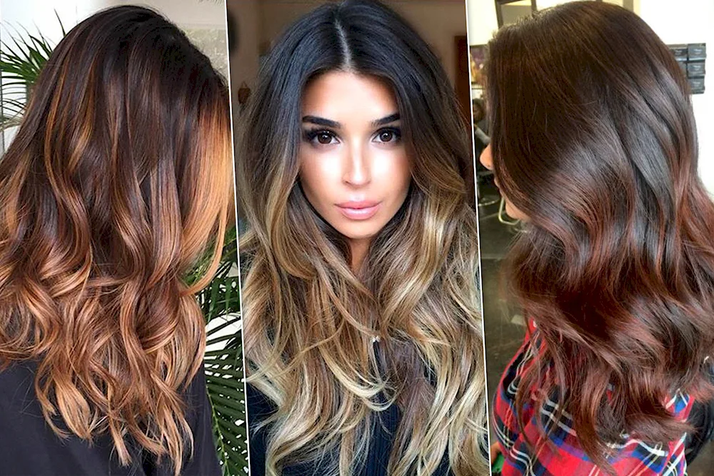 Balayage colouring