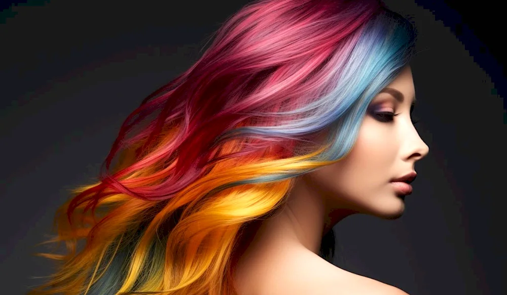 Beautiful hair colouring