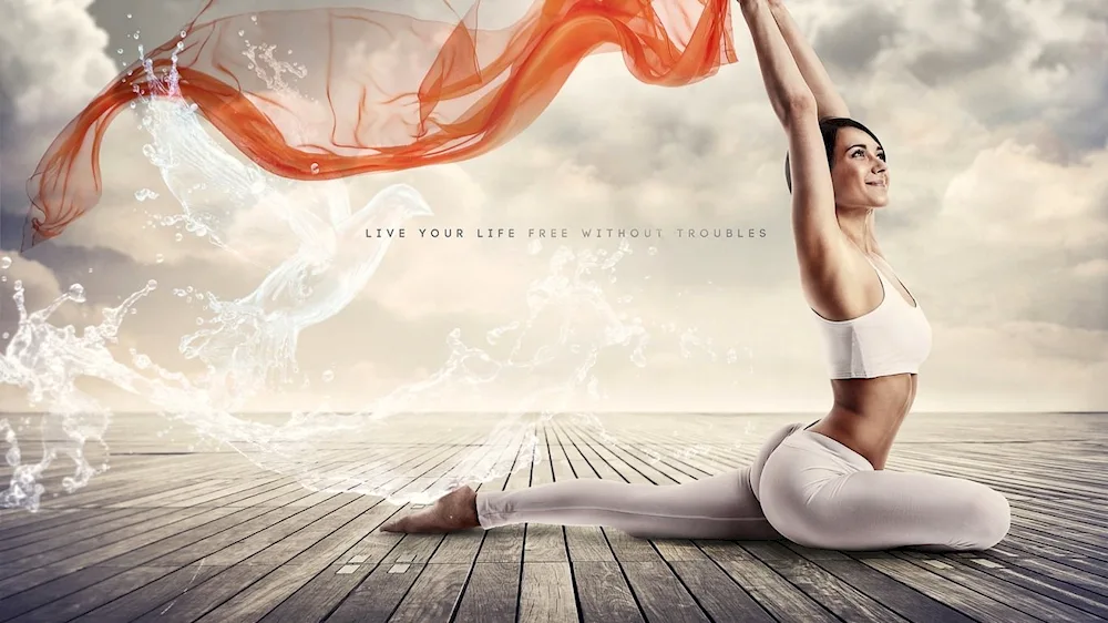 Yoga background
