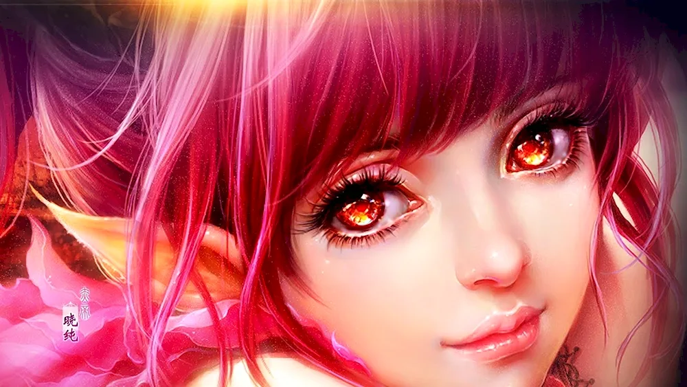 Beautiful anime eyes