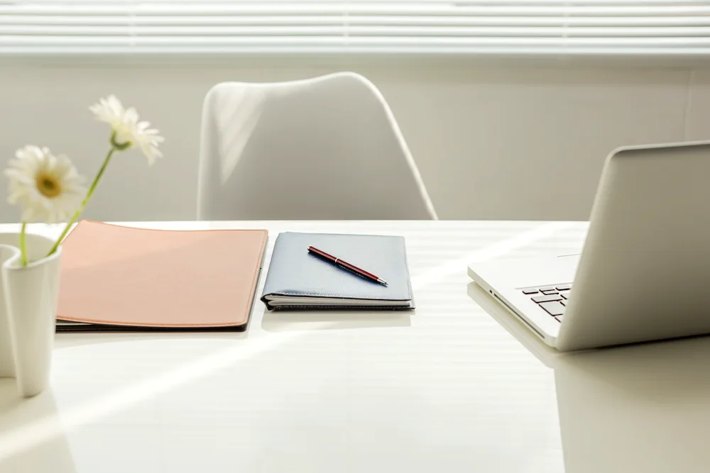 Beautiful white laptops