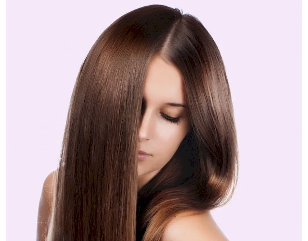 Beautiful shiny hair.