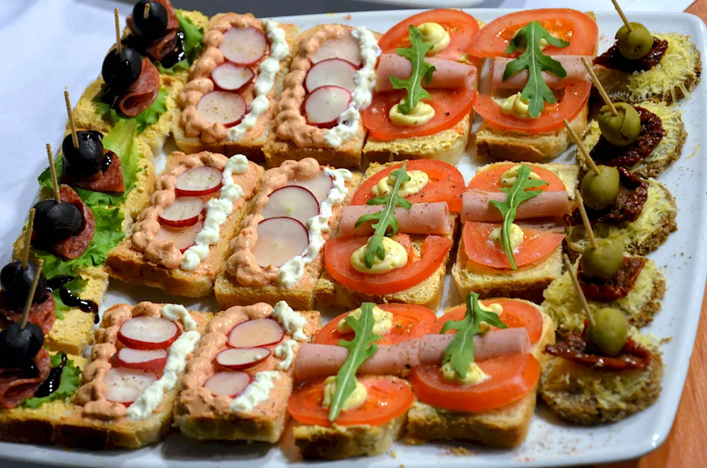 Beautiful sandwiches