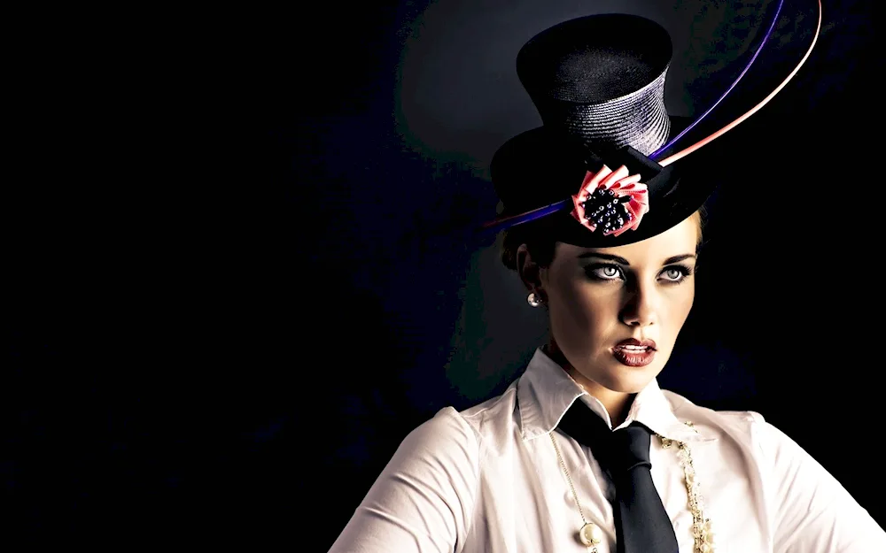 Beautiful ladies in hats