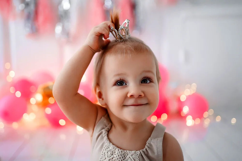 Photoshoot with one year old baby