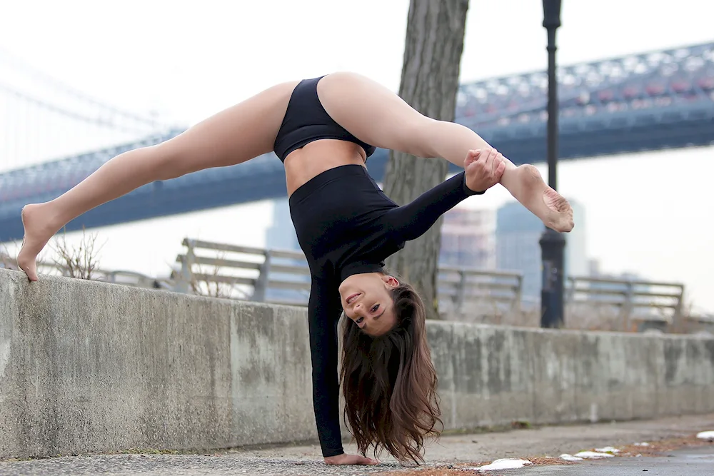 Beautiful girls gymnasts