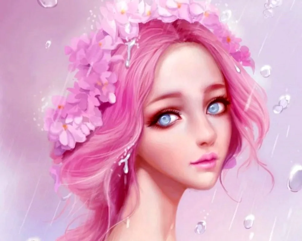 Beautiful girls cartoons