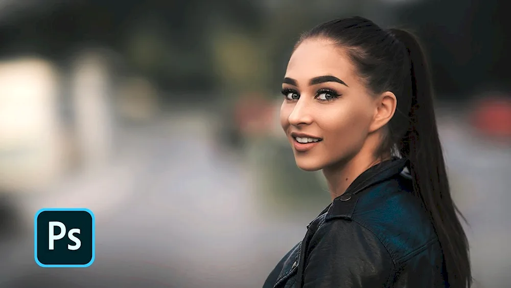 Beautiful girls with ponytail
