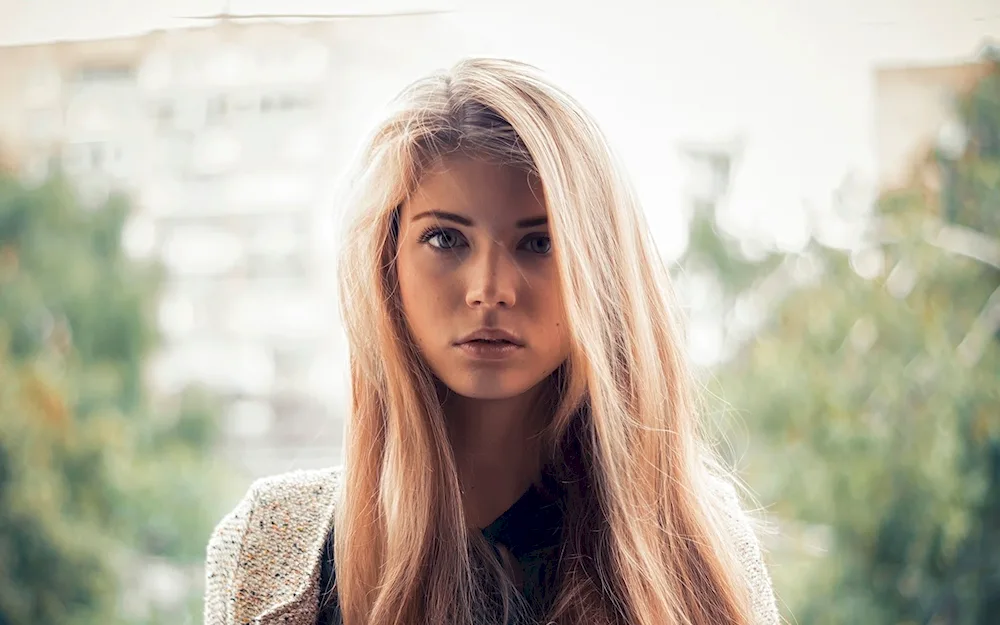 Beautiful girls with blonde hair