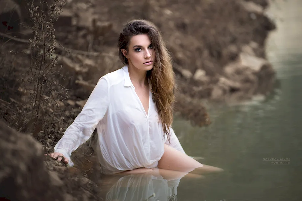 Beautiful girls in shirts