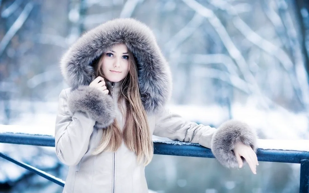 Girl in winter