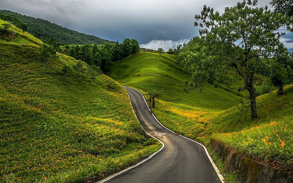 A motorway road
